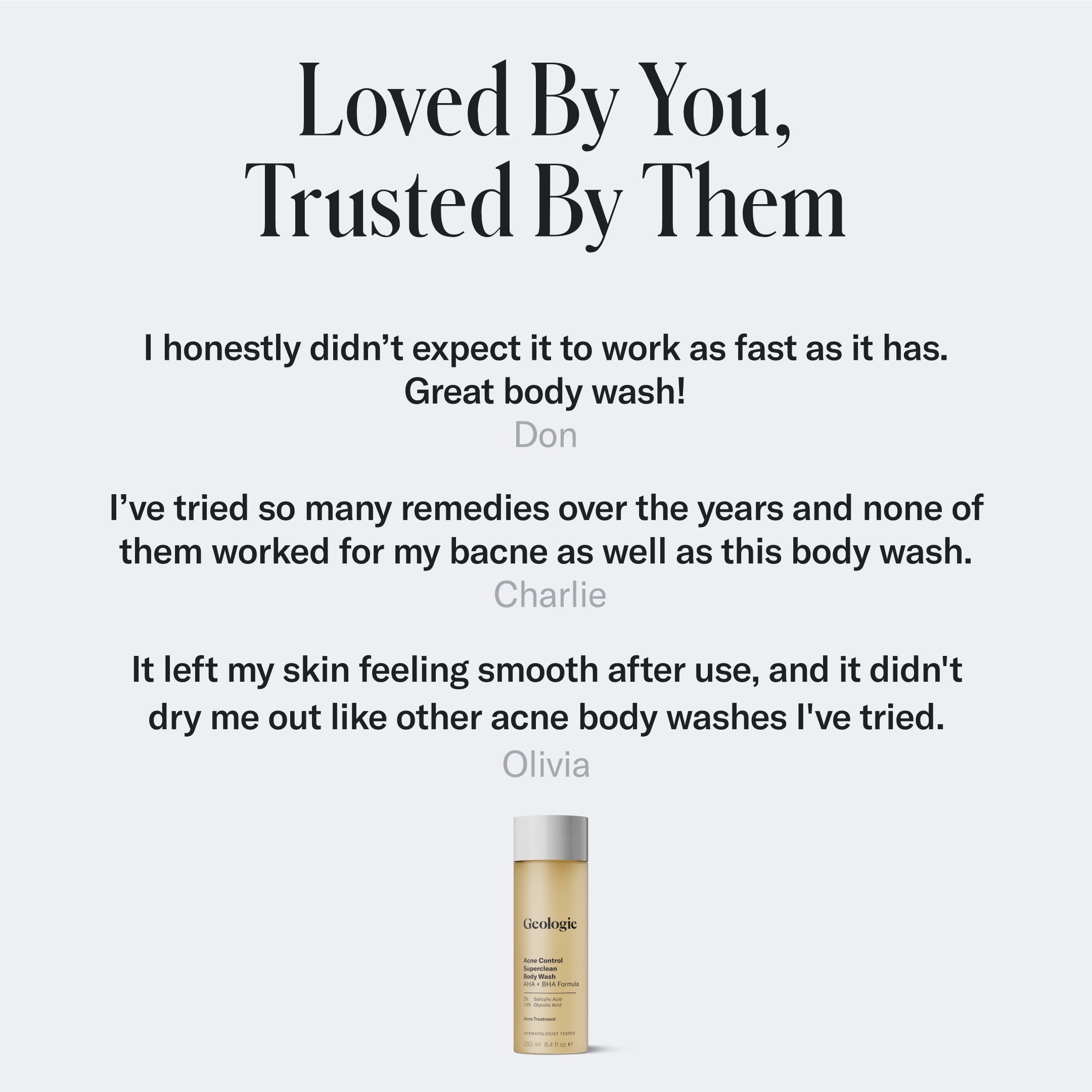 Acne Control Superclean Body Wash
