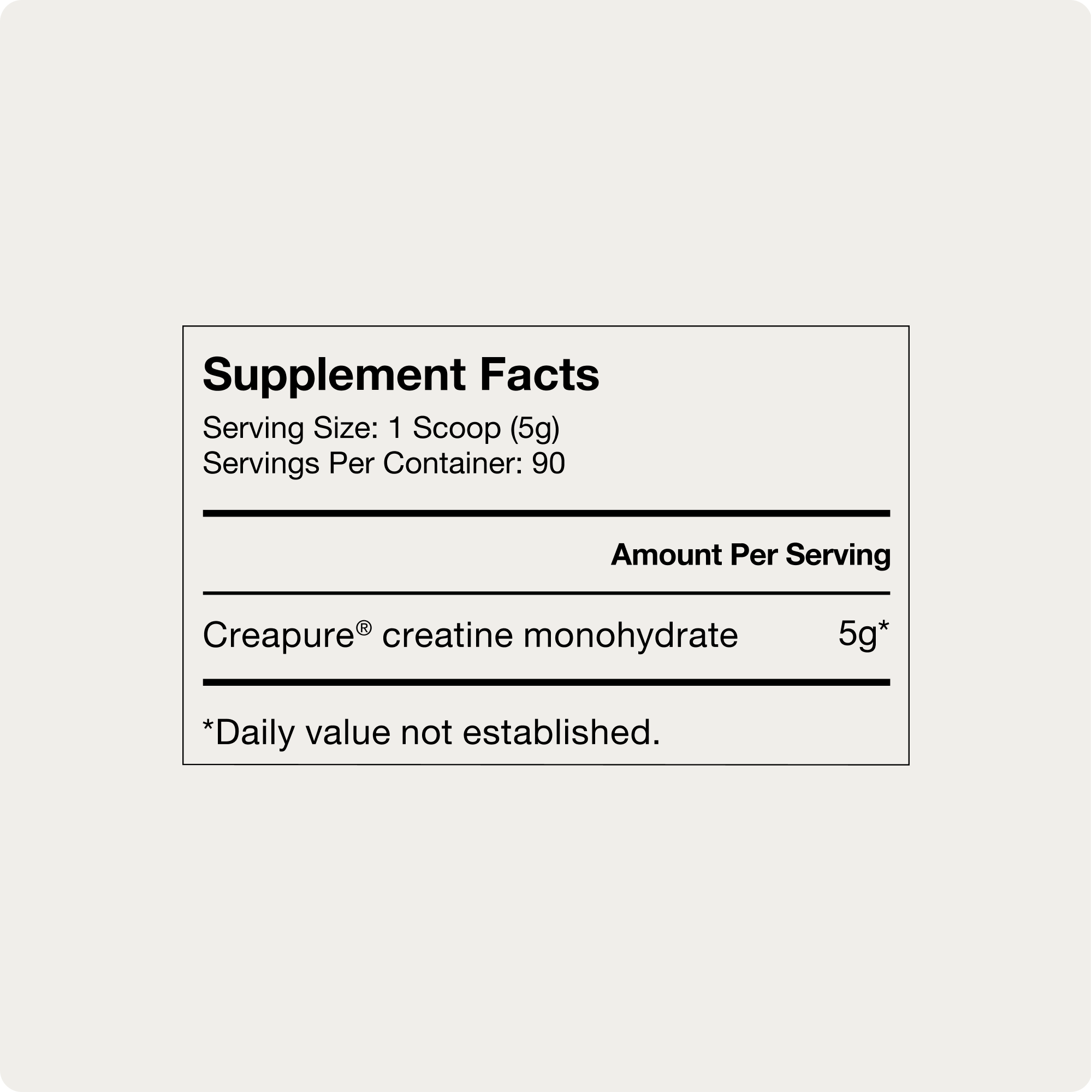Creatine Muscle Performance Supplement