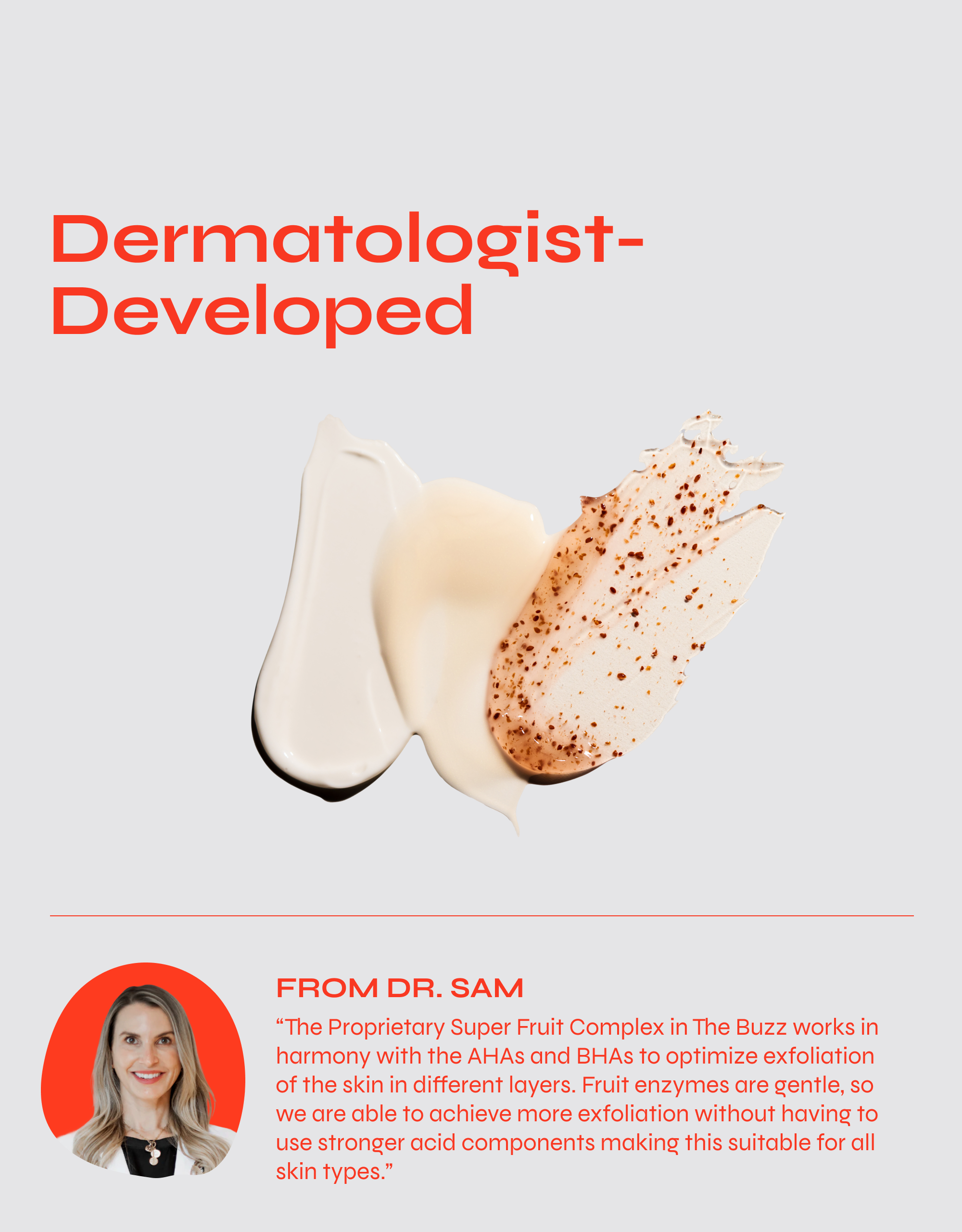 The Buzz Brightening Exfoliating Treatment with Glycolic, Lactic, and Salicylic Acids