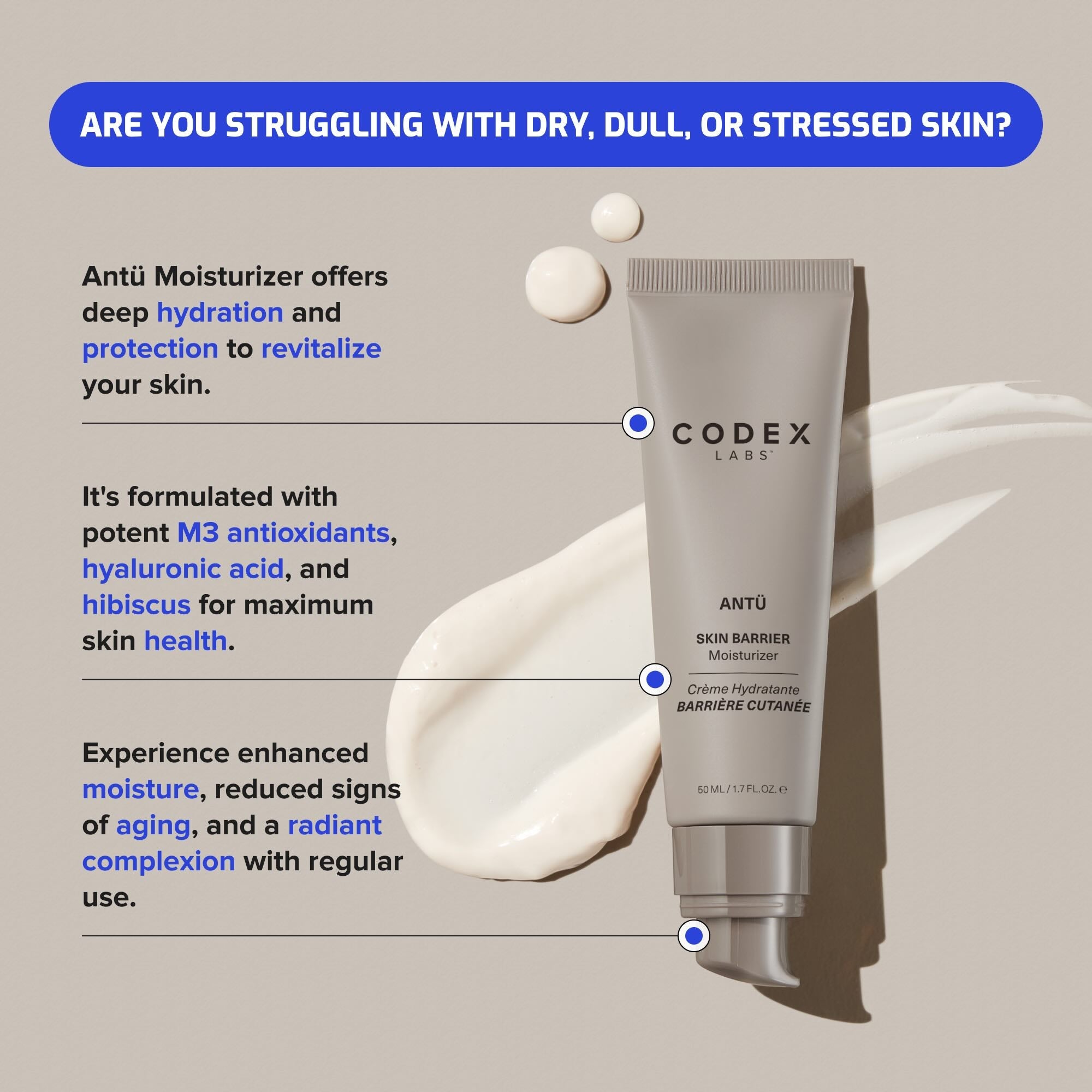 Antü Skin Barrier Daytime Defense Moisturizer